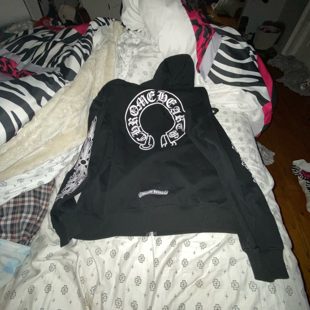 chrome heart zip up